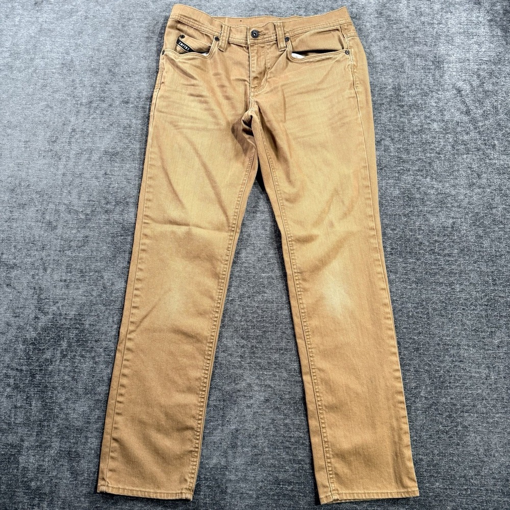 Empyre Verge Skinny Jeans Mens Size 32x30 Stretch Khaki Denim Cotton‎ Skate